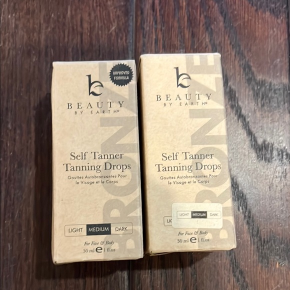 Earth Other - Beauty by Earth Tanning Drops - Natural Glow ( medium) pack of two